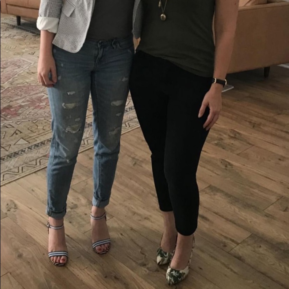 (2/$40) White House Black Market Girlfriend Jeans